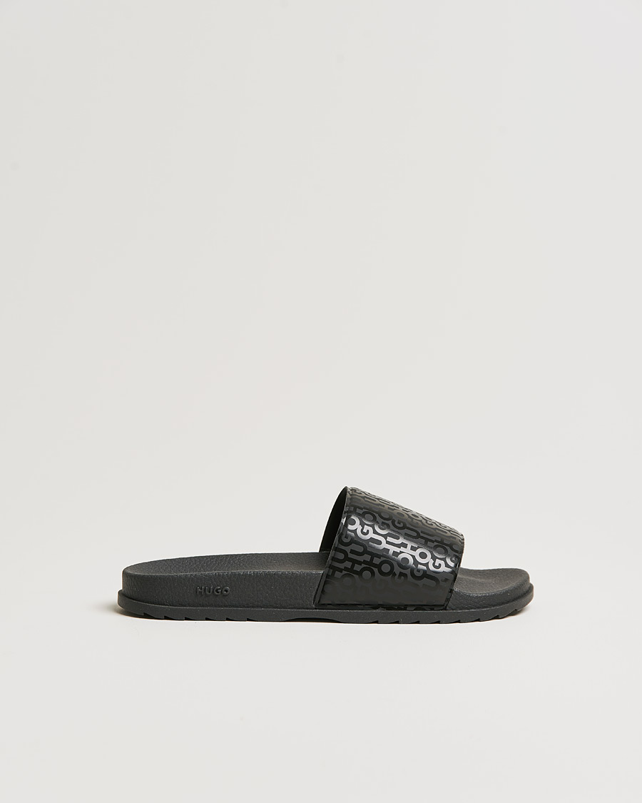 Herr | HUGO Match Logo Slides Black | HUGO | Match Logo Slides Black