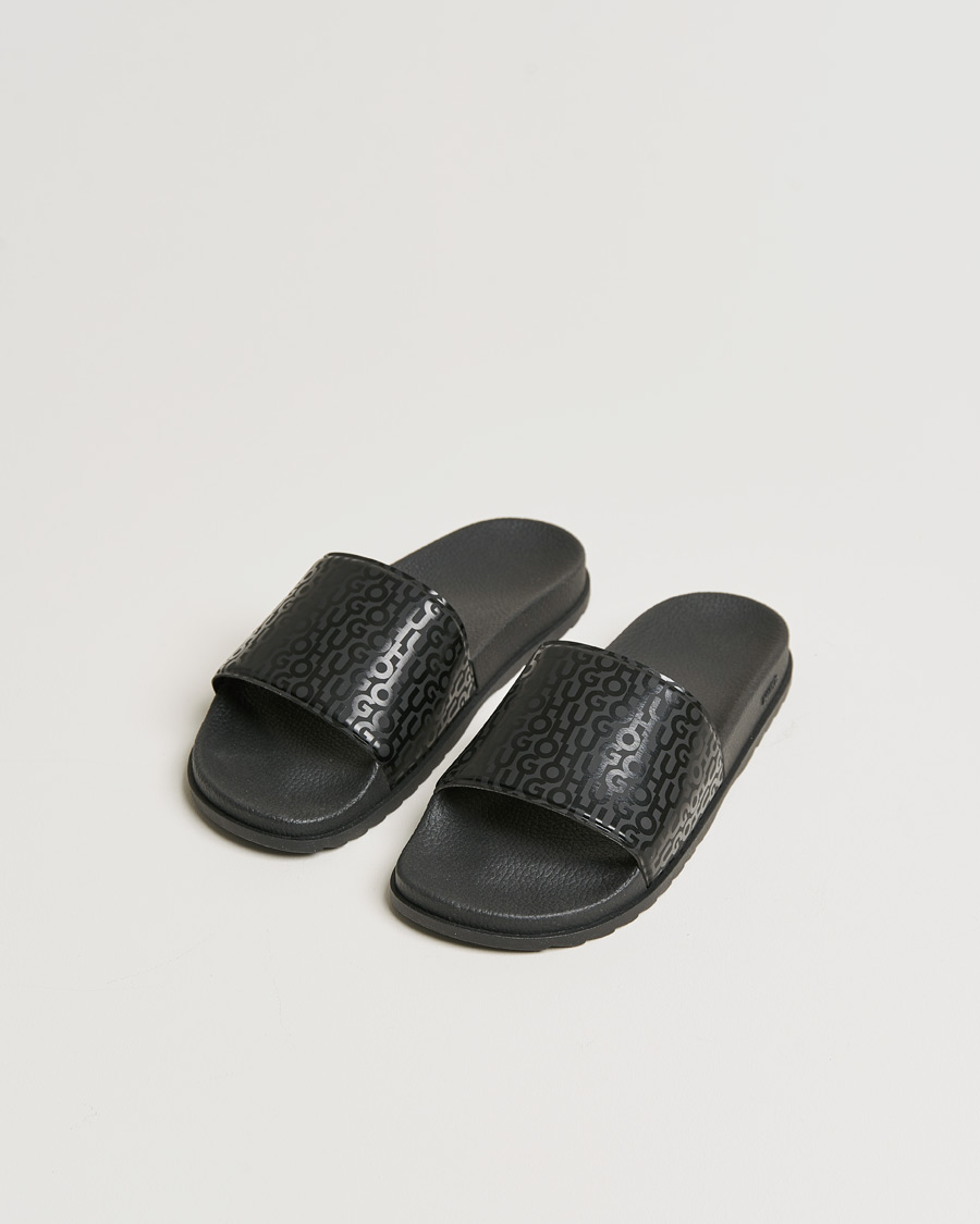 Herr | HUGO Match Logo Slides Black | HUGO | Match Logo Slides Black