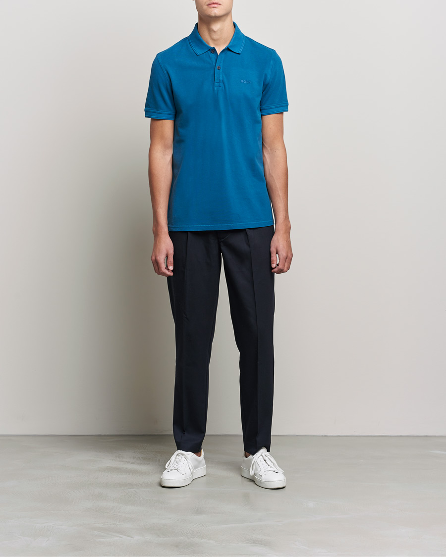 Herr | Pikéer | BOSS ORANGE | BOSS Casual Prime Logo Polo Medium Blue