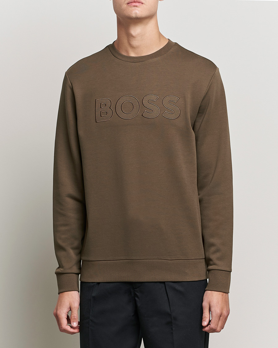 Herr |  | BOSS Casual | Welogocrew Sweatshirt Dark Green