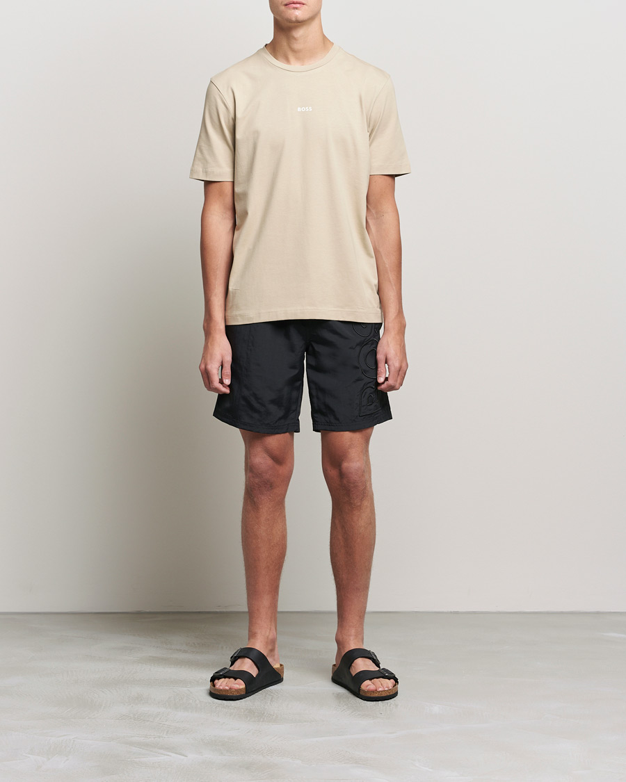 Herr | T-Shirts | BOSS ORANGE | BOSS Casual Tchup Logo Crew Neck Tee Light Beige