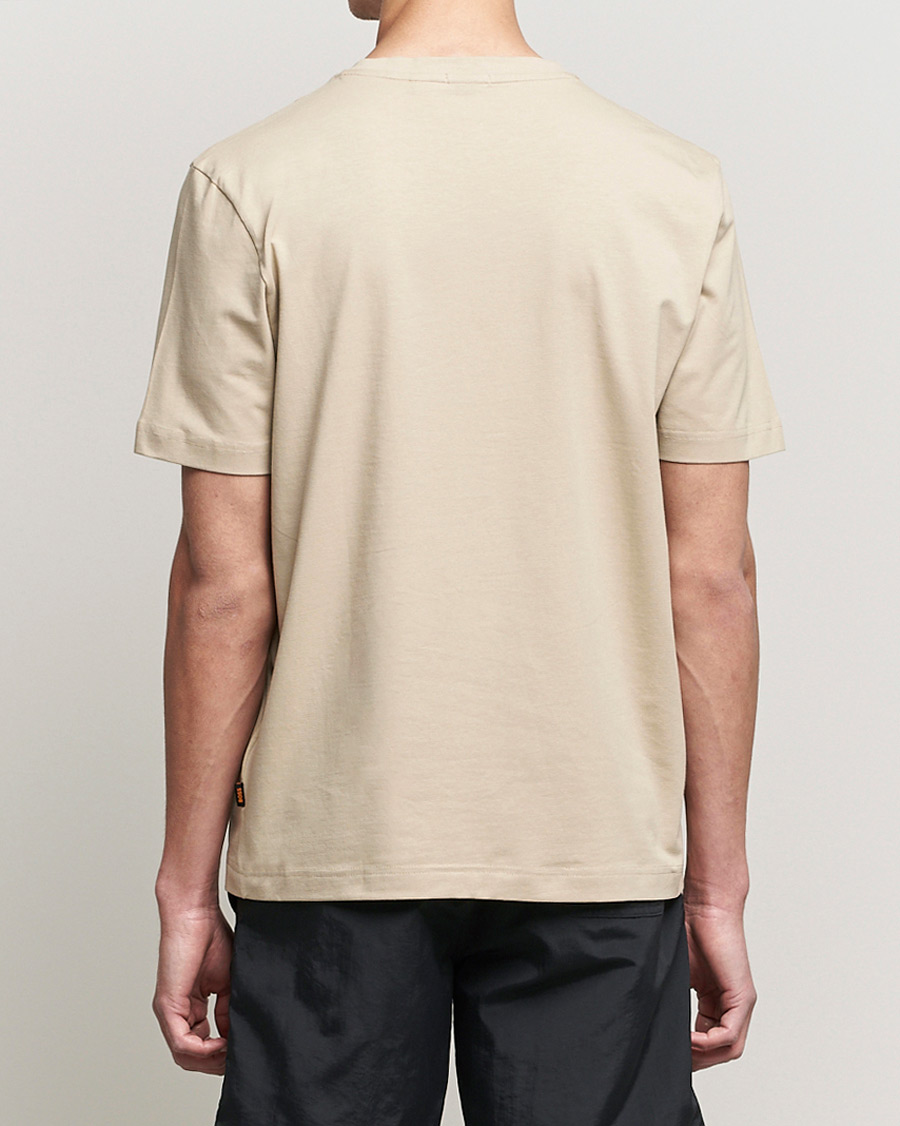 Herr | T-Shirts | BOSS ORANGE | BOSS Casual Tchup Logo Crew Neck Tee Light Beige