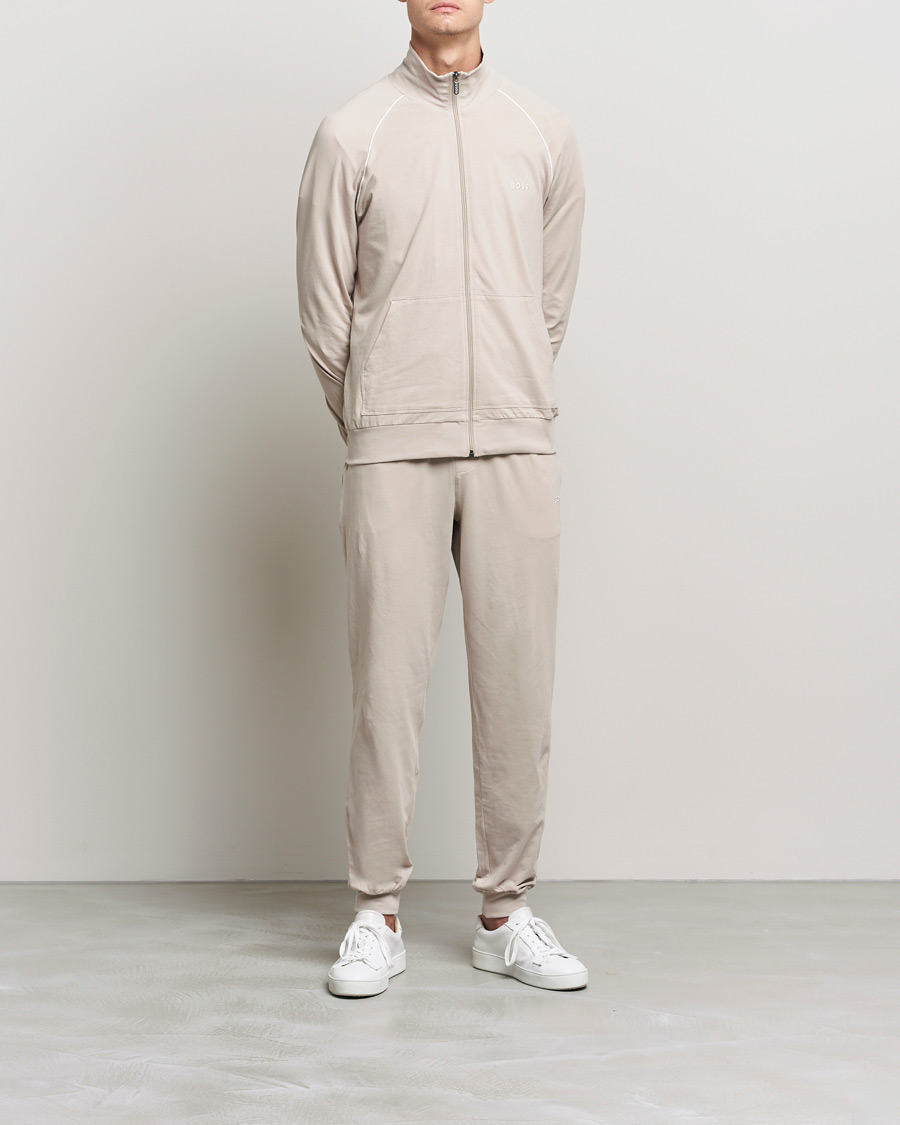Herr | Byxor | BOSS BLACK | BOSS Mix & Match Sweatpants Light Beige