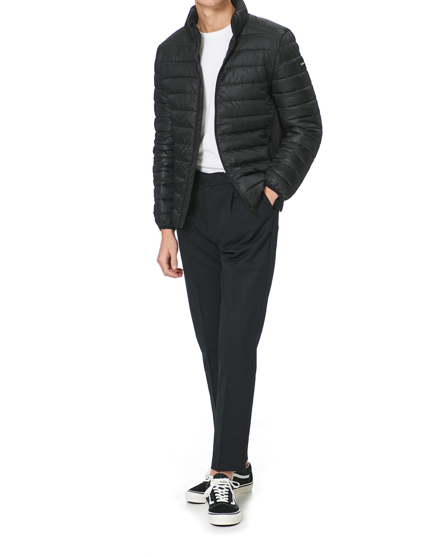 Herr | Jackor | Calvin Klein | Recycled Side Logo Down Jacket Black