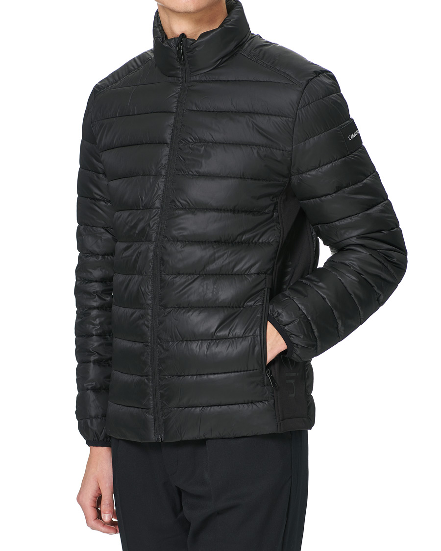 Herr | Jackor | Calvin Klein | Recycled Side Logo Down Jacket Black