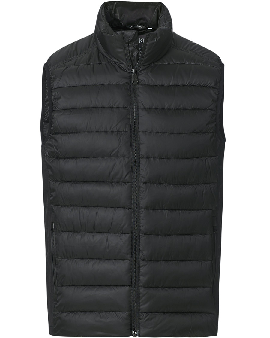 Herr | Jackor | Calvin Klein | Recycled Side Logo Down Vest Black