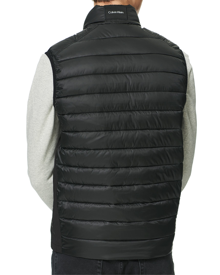 Herr | Jackor | Calvin Klein | Recycled Side Logo Down Vest Black