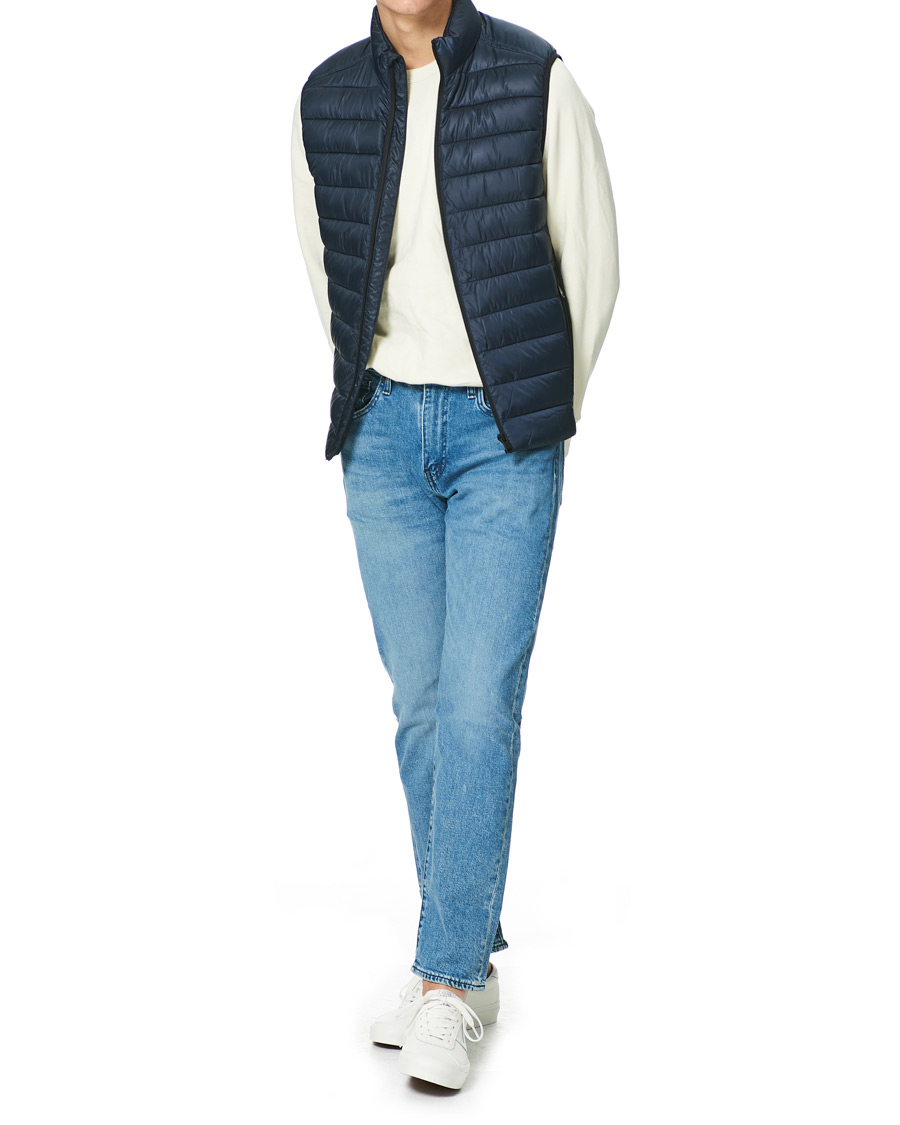 Herr | Jackor | Calvin Klein | Recycled Side Logo Down Vest Navy