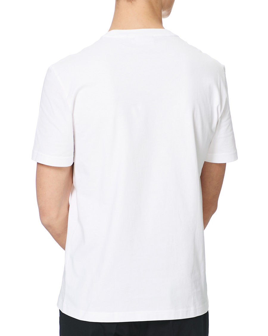 Herr | T-Shirts | Calvin Klein | Cotton Embroidery Logo Crew Neck T-Shirt White
