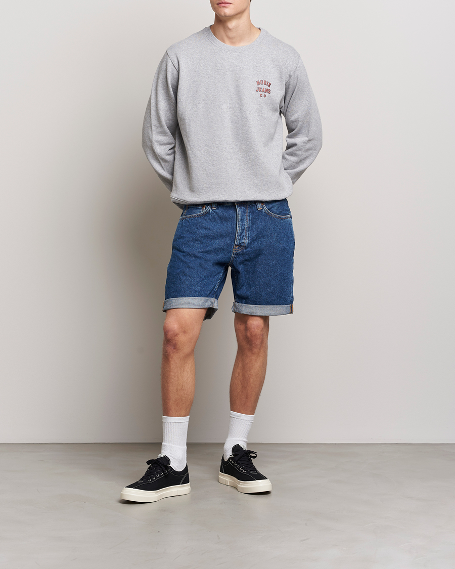 Herr | Shorts | Nudie Jeans | Josh Stretch Denim Shorts 90s Stone Denim