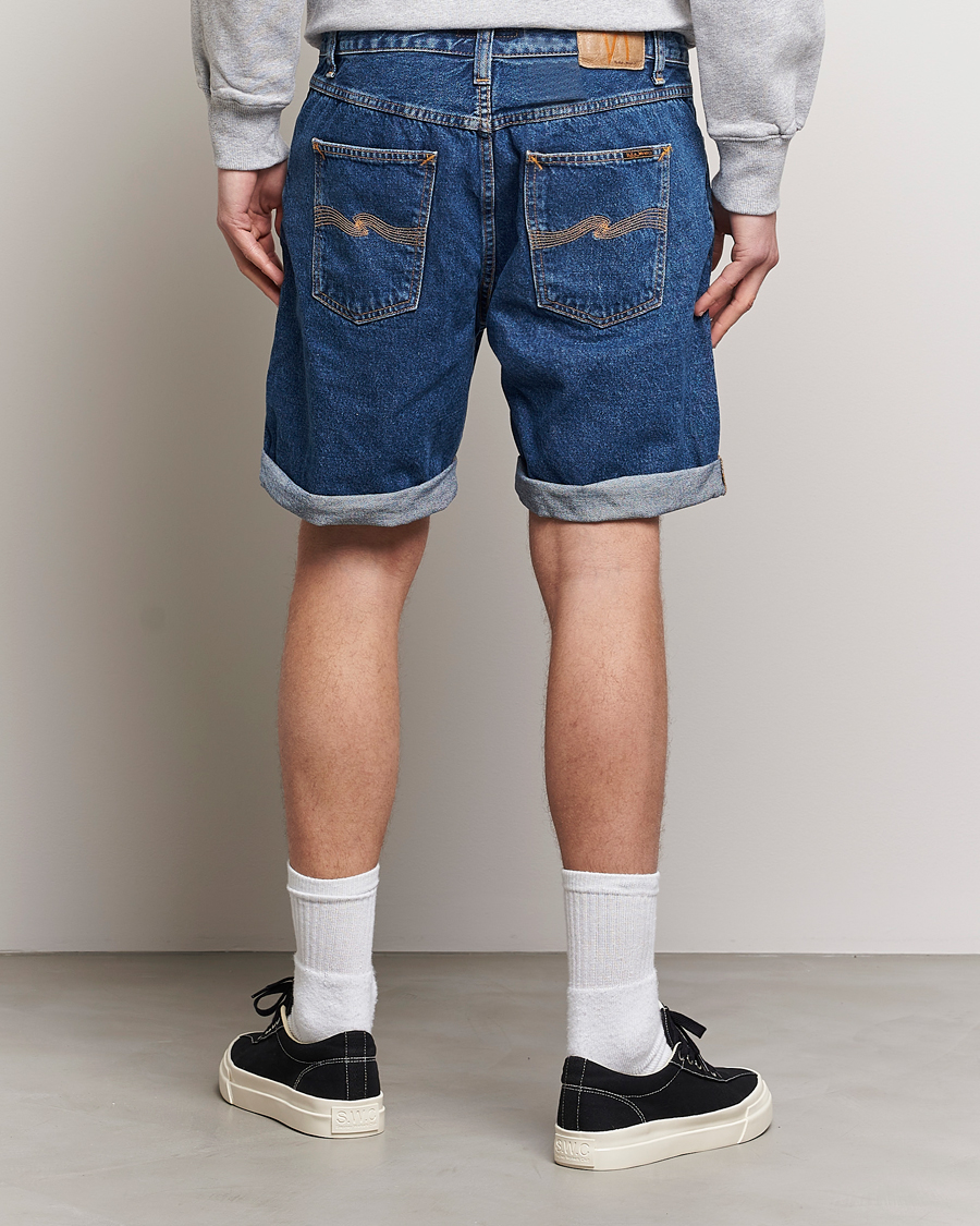 Herr | Shorts | Nudie Jeans | Josh Stretch Denim Shorts 90s Stone Denim