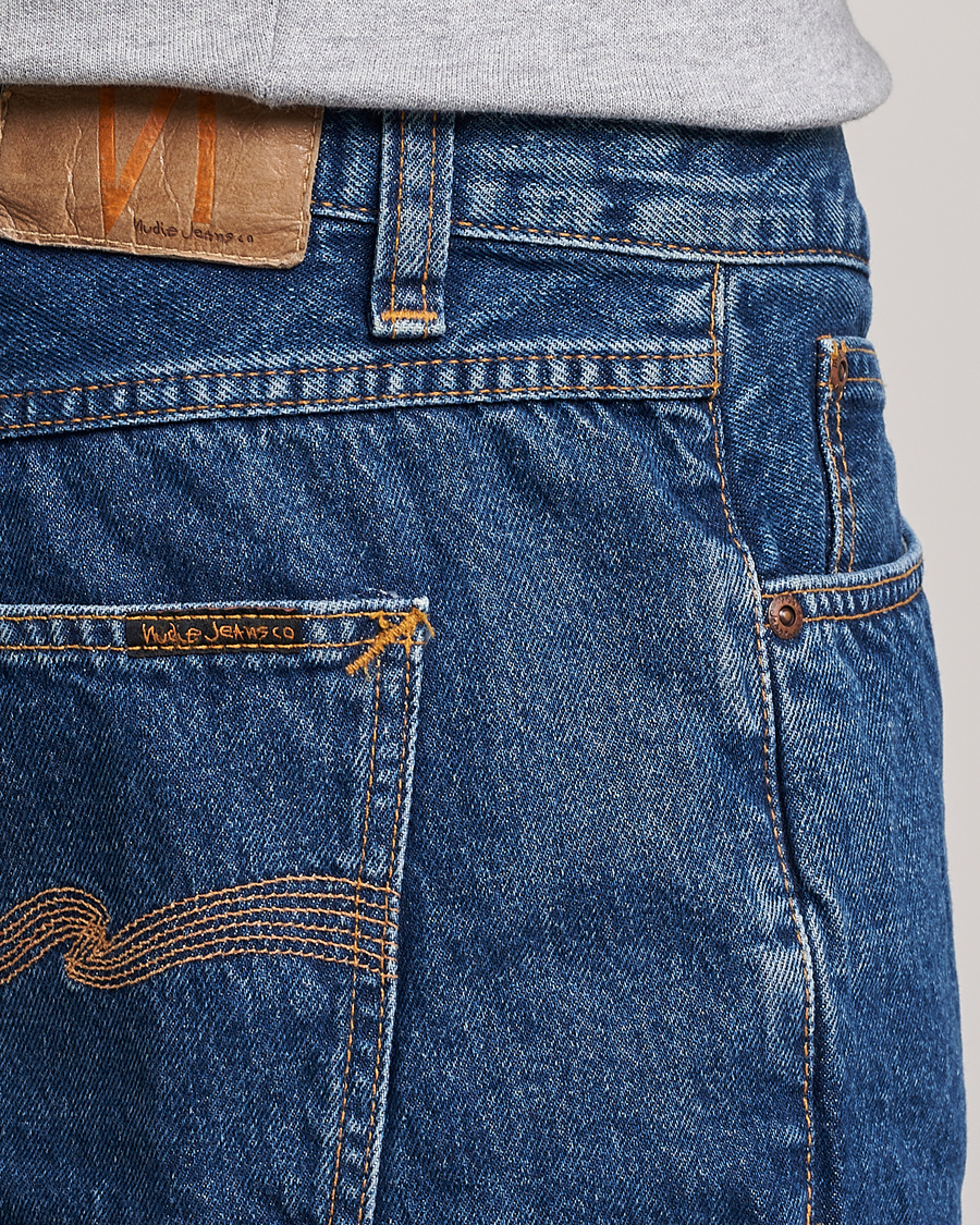 Herr | Shorts | Nudie Jeans | Josh Stretch Denim Shorts 90s Stone Denim