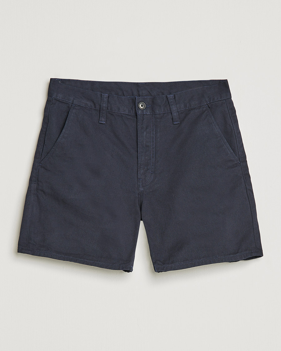 Herr | Shorts | Nudie Jeans | Luke Worker Shorts Navy