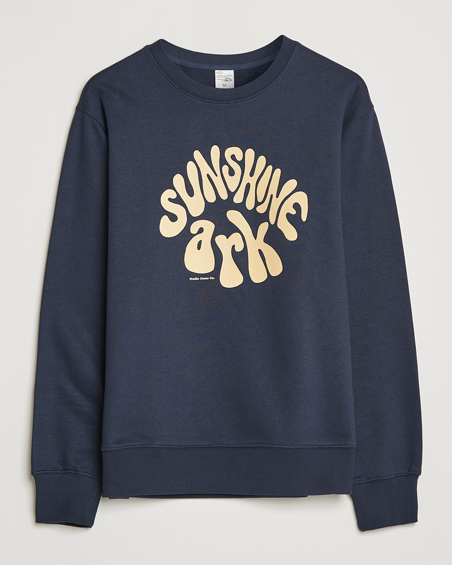 Herr | Tröjor | Nudie Jeans | Frasse Sunshine Ark Sweatshirt Navy