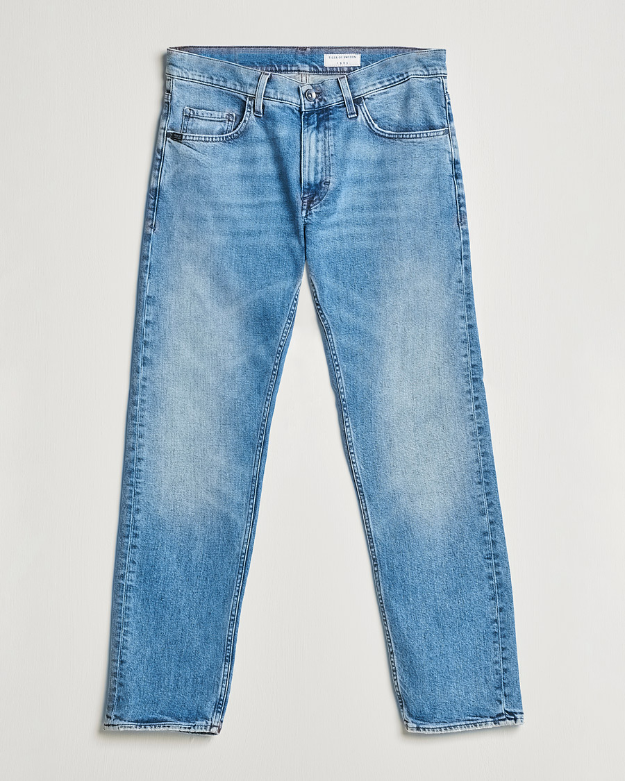 Herr | Jeans | Tiger of Sweden | Pistolero Stretch Cotton Jeans Meduim Blue