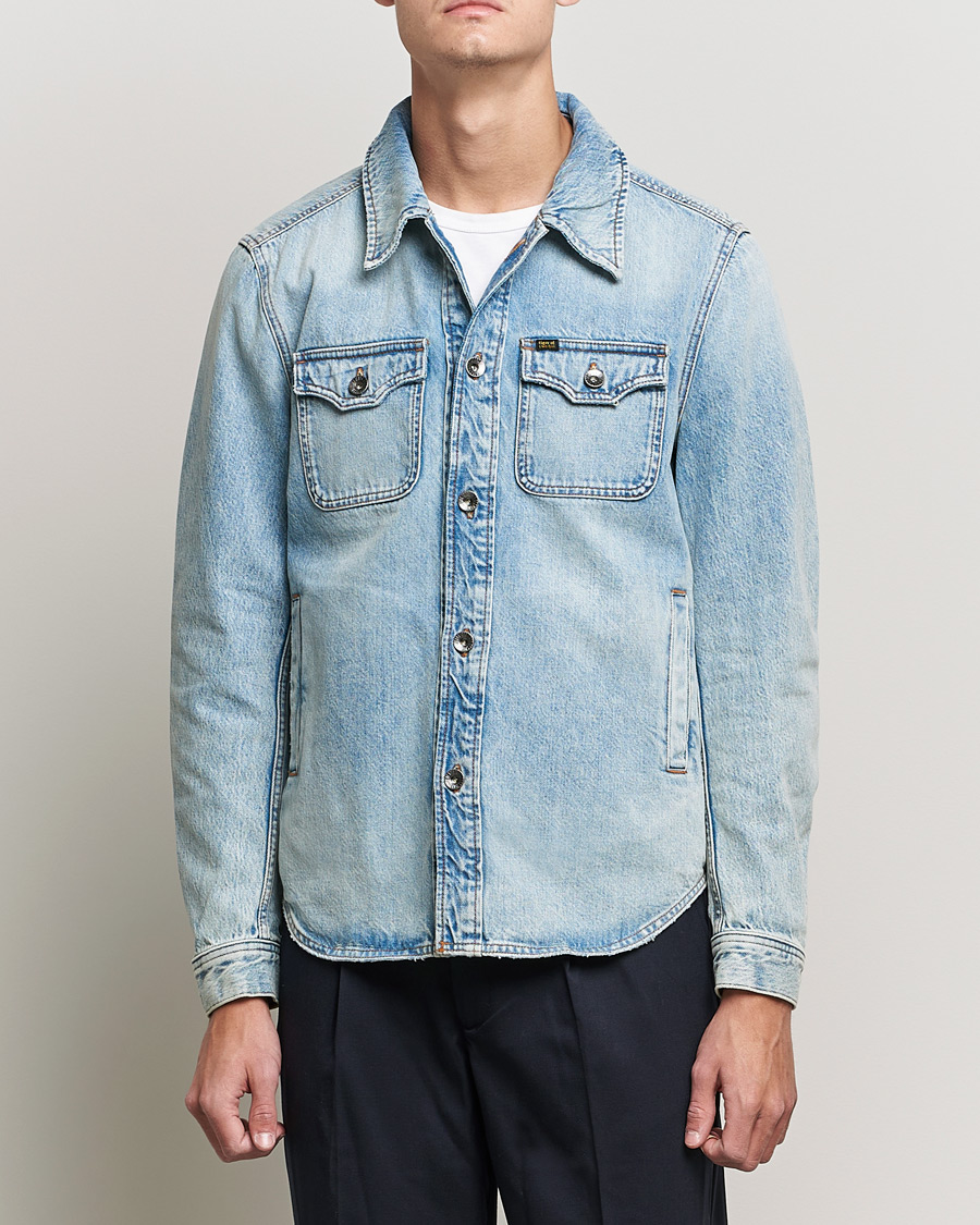 Herr | Jeansjackor | Tiger of Sweden | Get Jeans Jacket Light Blue