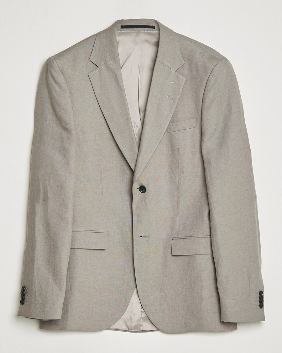 Herr | Kavajer | Tiger of Sweden | Jamonte Linen Blazer Lead Grey