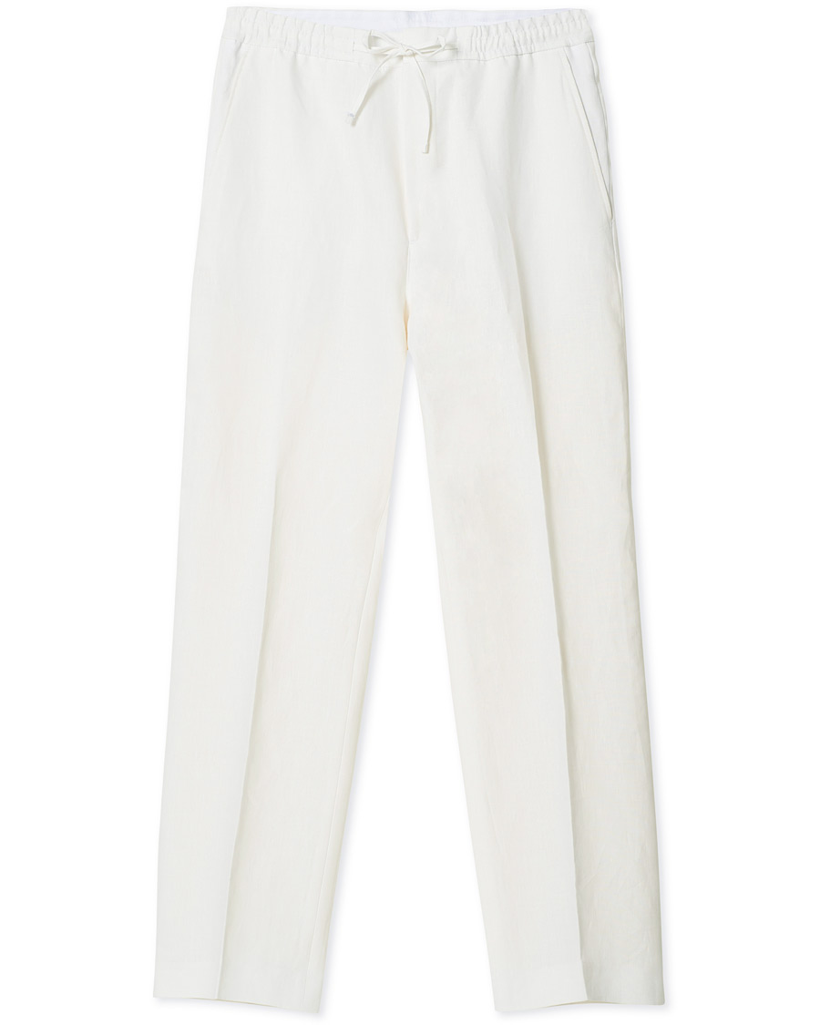 Herr | Byxor | Tiger of Sweden | Iscove Linen Pants White