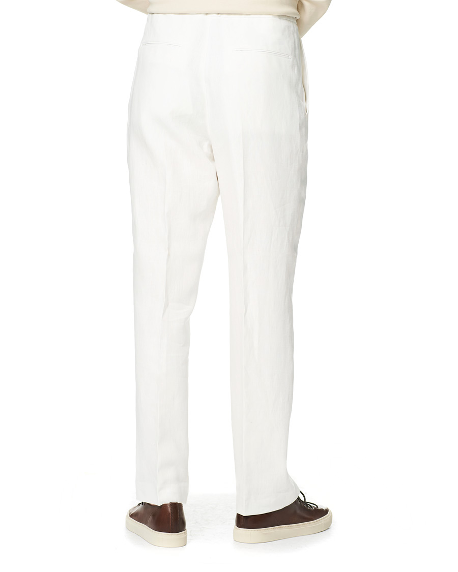 Herr | Byxor | Tiger of Sweden | Iscove Linen Pants White