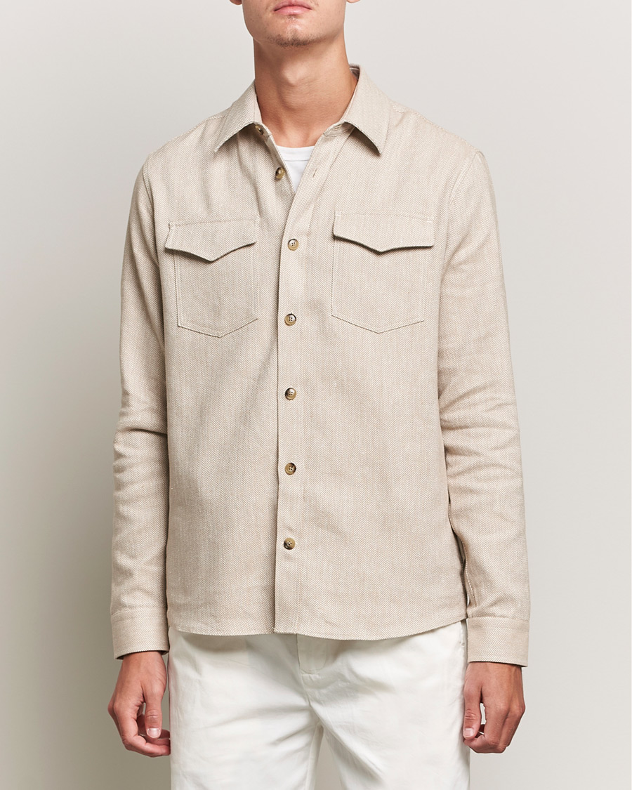 Herr | Skjortor | Tiger of Sweden | Arnoup Overshirt Feather