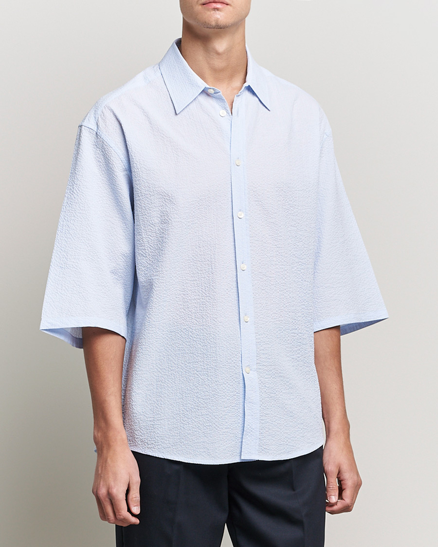 Herr | Skjortor | Tiger of Sweden | Kevin Short Sleeve Shirt Light blue