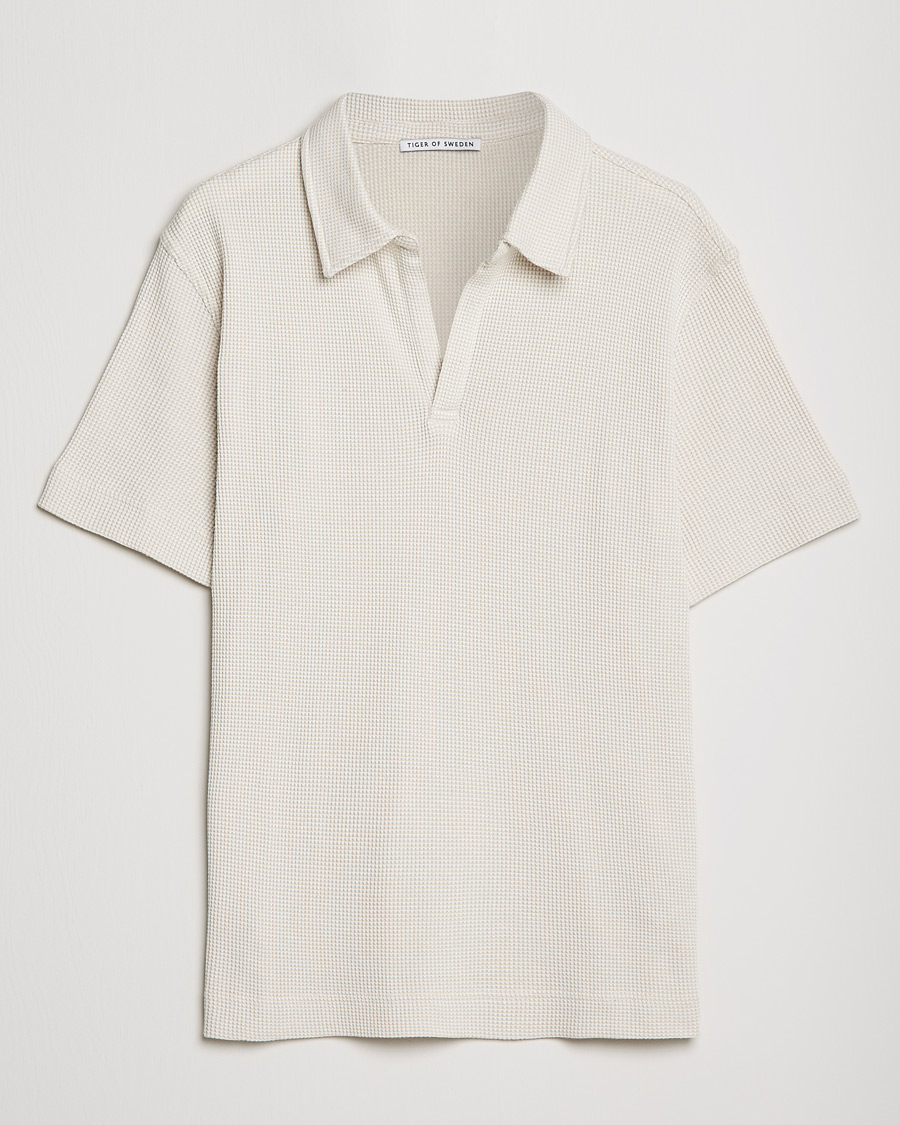 Herr | Pikéer | Tiger of Sweden | Truane Short Sleeve Polo White Smoke