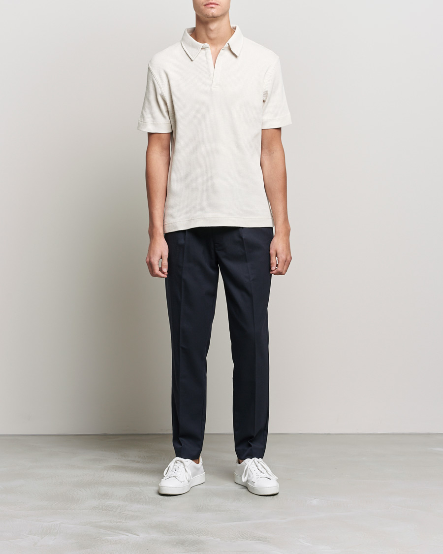 Herr | Pikéer | Tiger of Sweden | Truane Short Sleeve Polo White Smoke