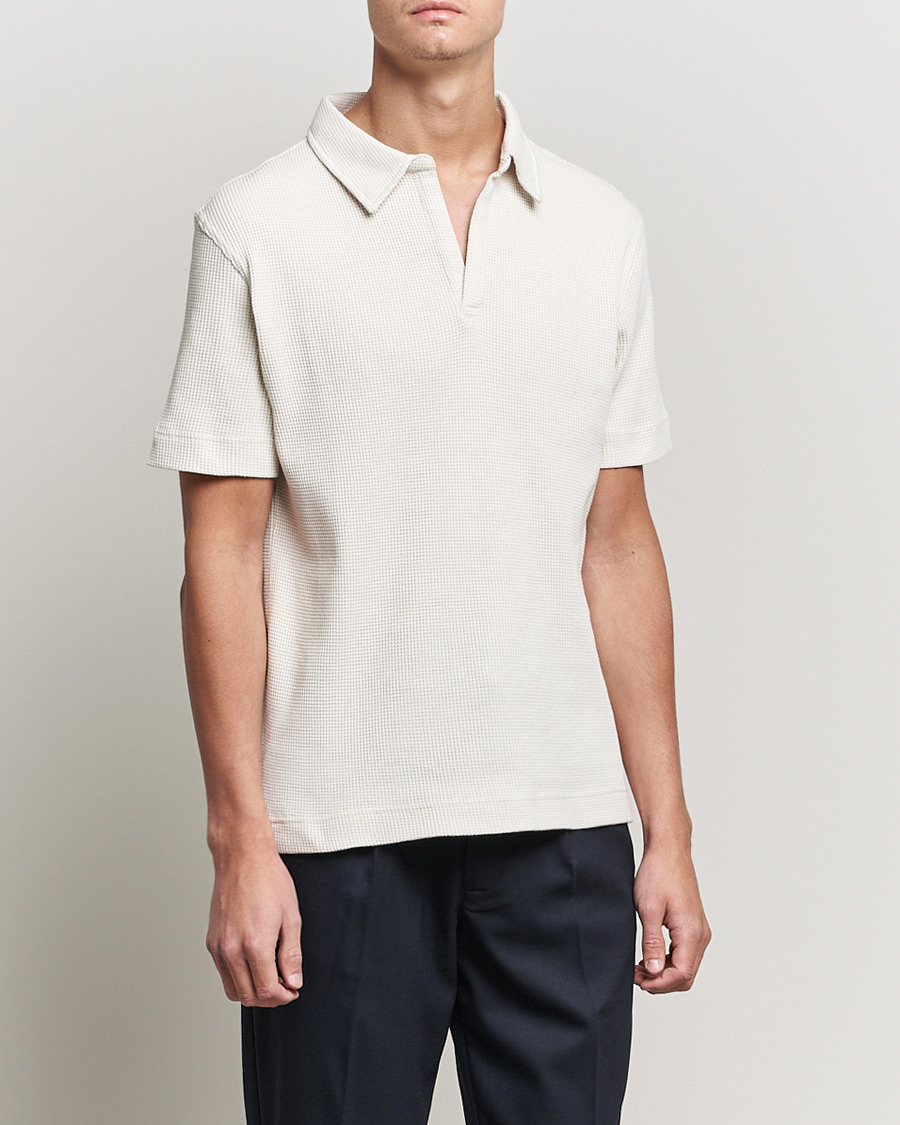 Herr | Pikéer | Tiger of Sweden | Truane Short Sleeve Polo White Smoke