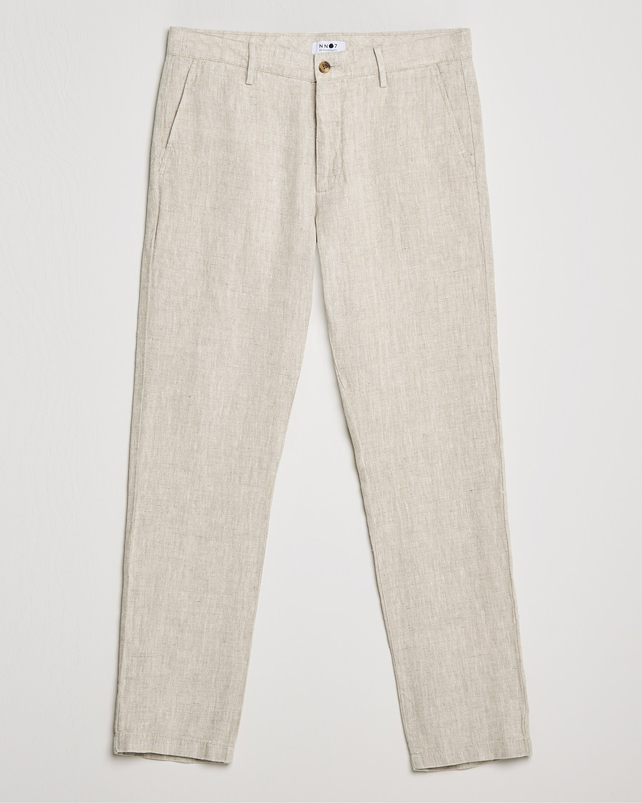 Herr | Byxor | NN07 | Karl Linen Trousers Oat