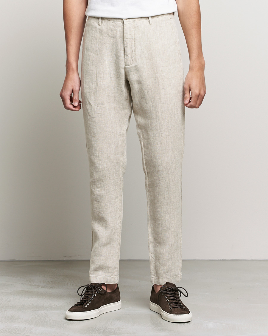Herr | Byxor | NN07 | Karl Linen Trousers Oat