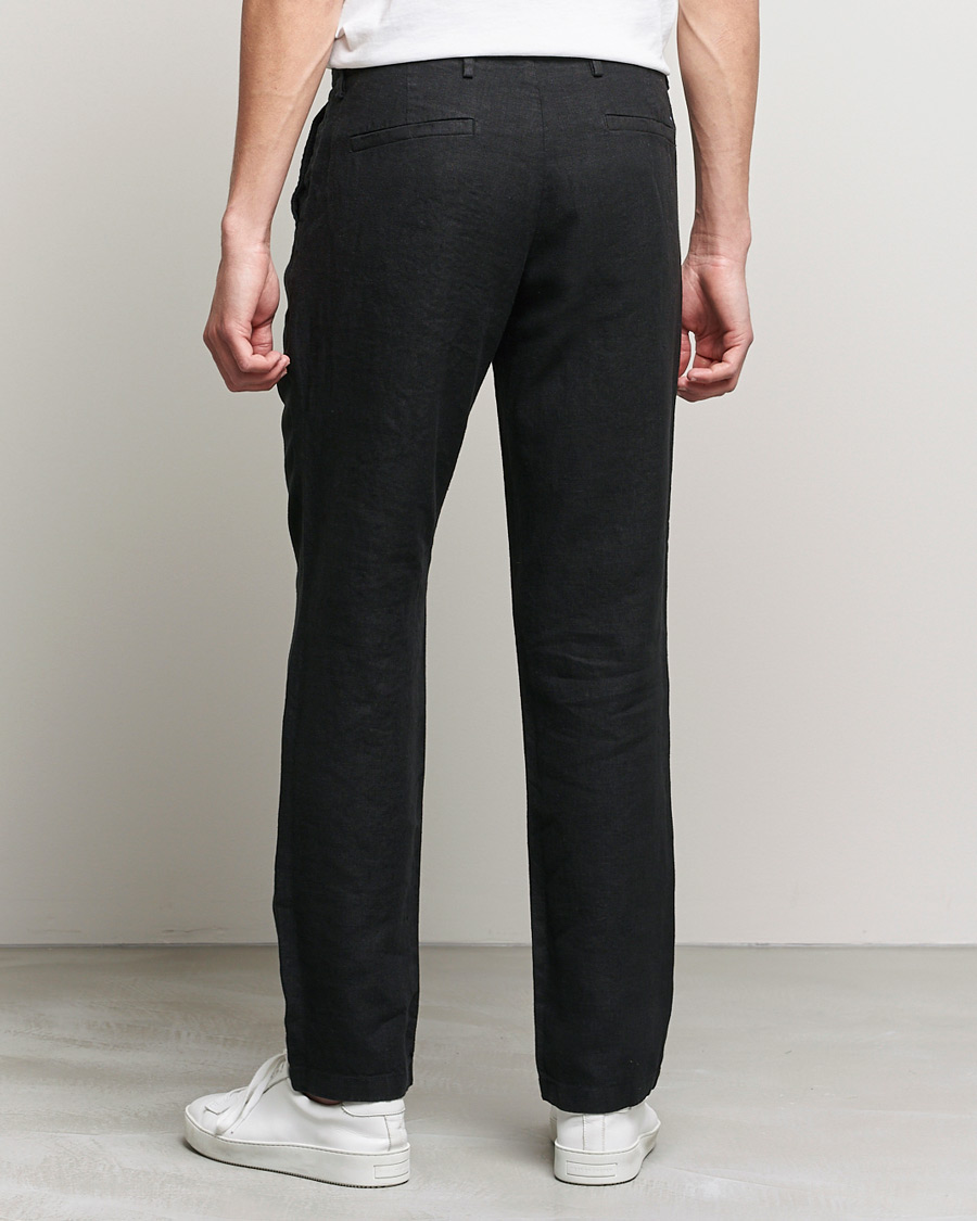 Herr | Byxor | NN07 | Karl Linen Trousers Black