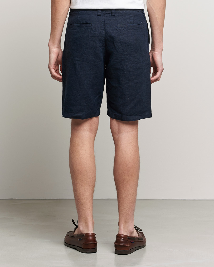 Herr | Shorts | NN07 | Crown Linen Shorts Navy