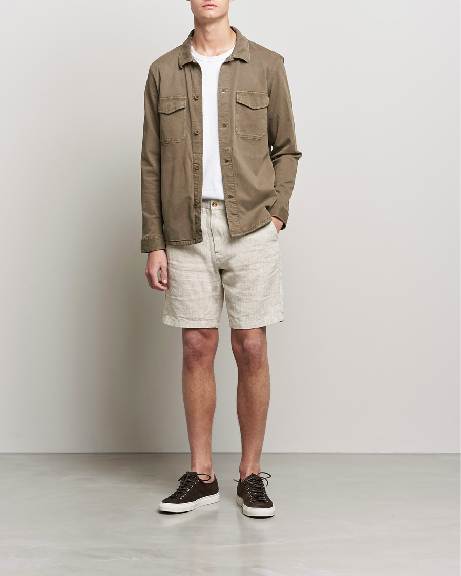 Herr | Shorts | NN07 | Crown Linen Shorts Oat