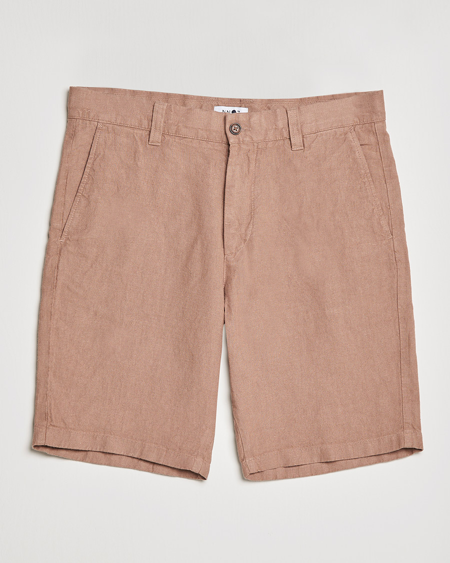 Herr | Shorts | NN07 | Crown Linen Shorts Nougat