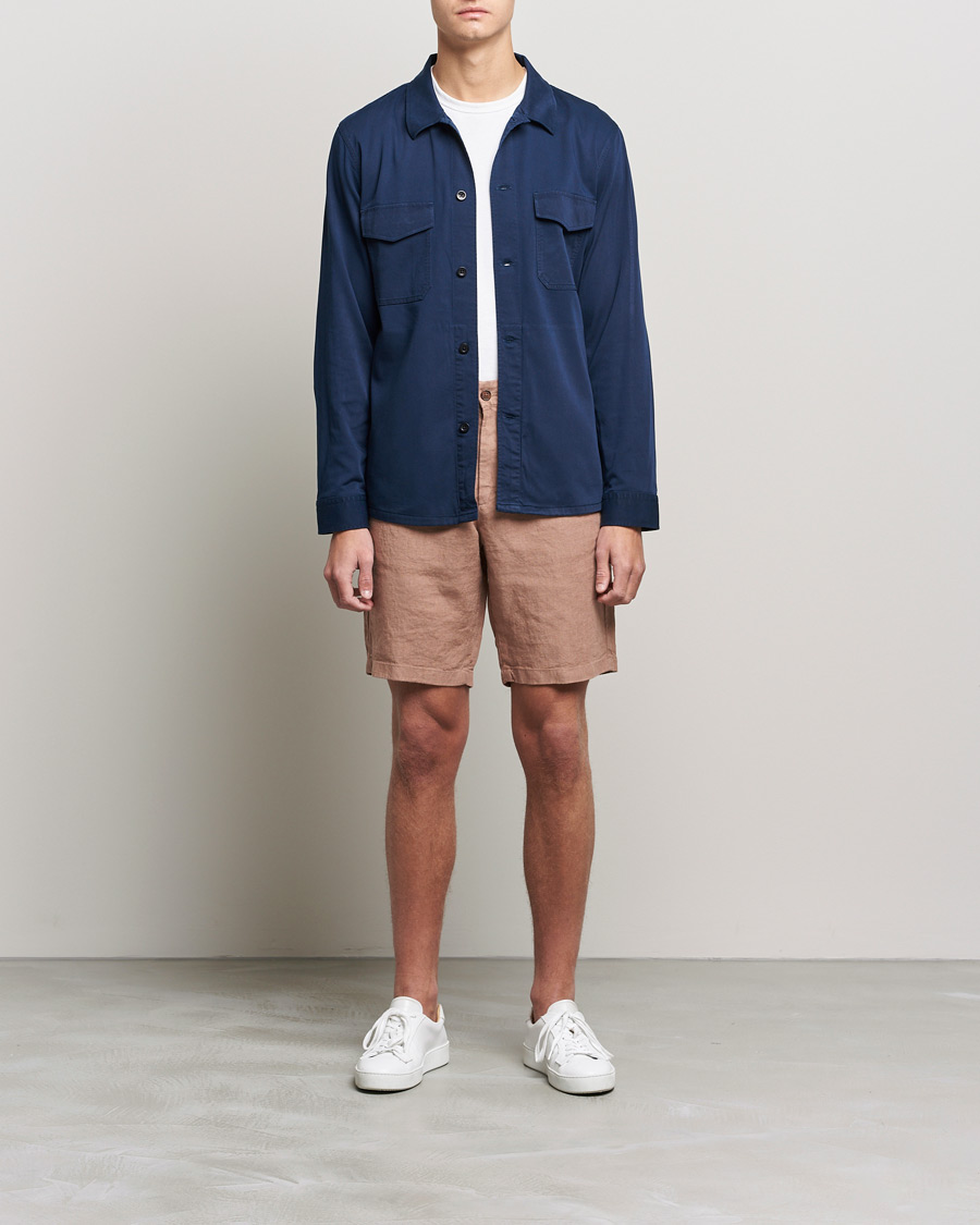 Herr | Shorts | NN07 | Crown Linen Shorts Nougat