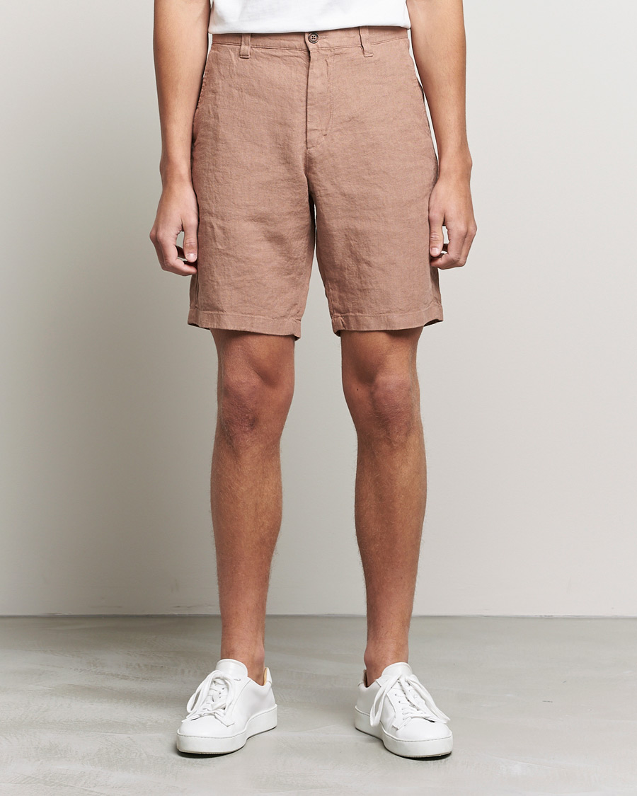 Herr | Shorts | NN07 | Crown Linen Shorts Nougat