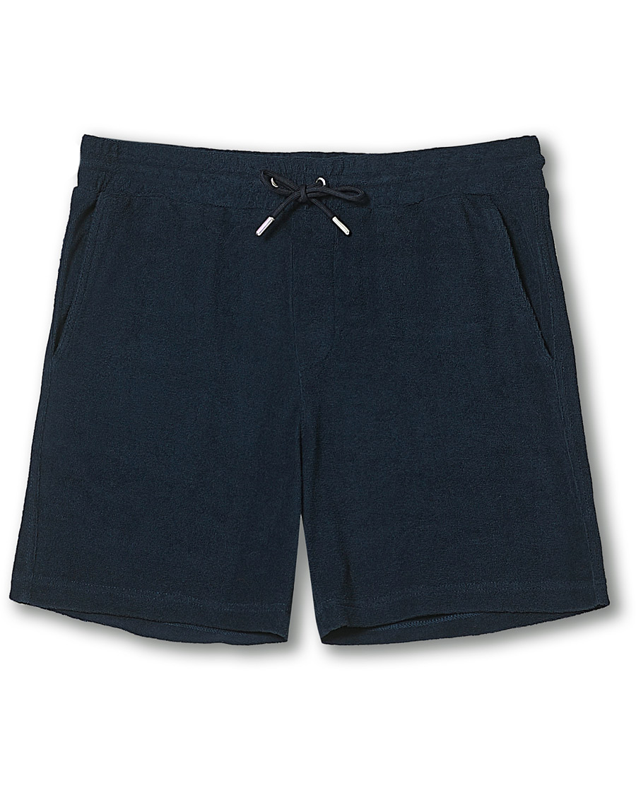 Herr | Shorts | NN07 | Cameron Terry Shorts Navy