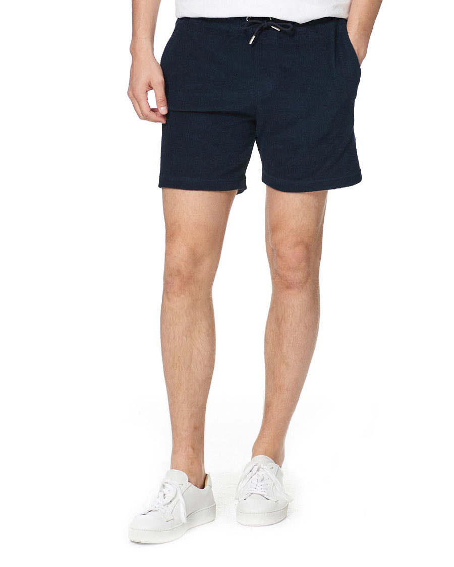 Herr | Shorts | NN07 | Cameron Terry Shorts Navy