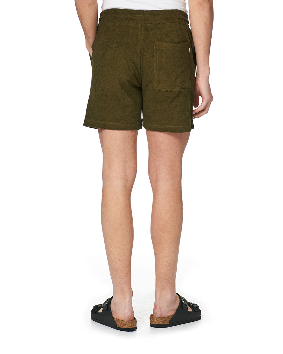 Herr | Shorts | NN07 | Cameron Terry Shorts Dark Olive