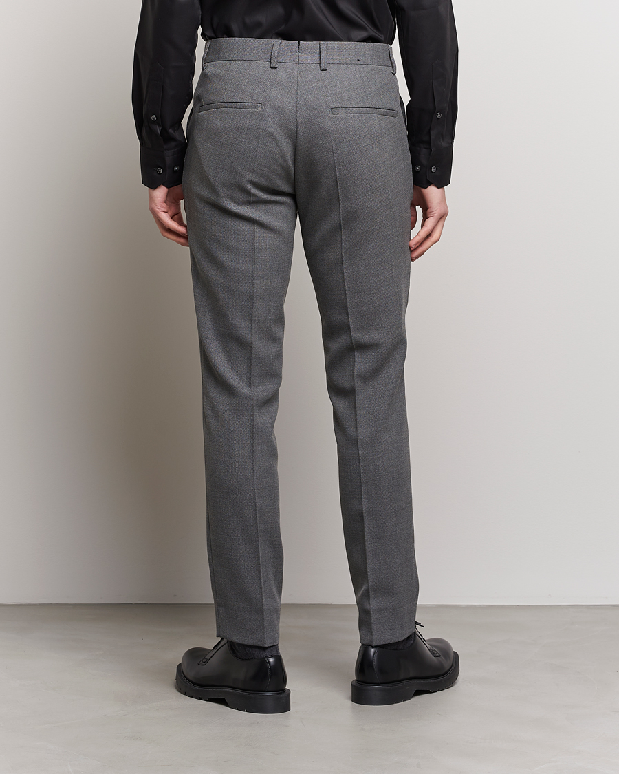 Herr | Byxor | J.Lindeberg | Grant Active Hopsack Pants Grey Melange