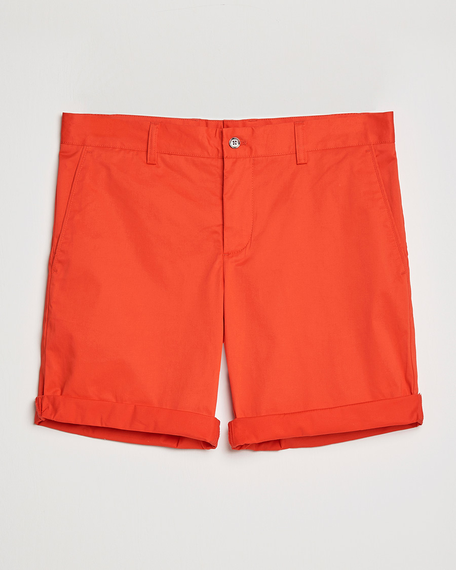 Herr | Shorts | J.Lindeberg | Nathan Super Satin Shorts Flame Scarlet