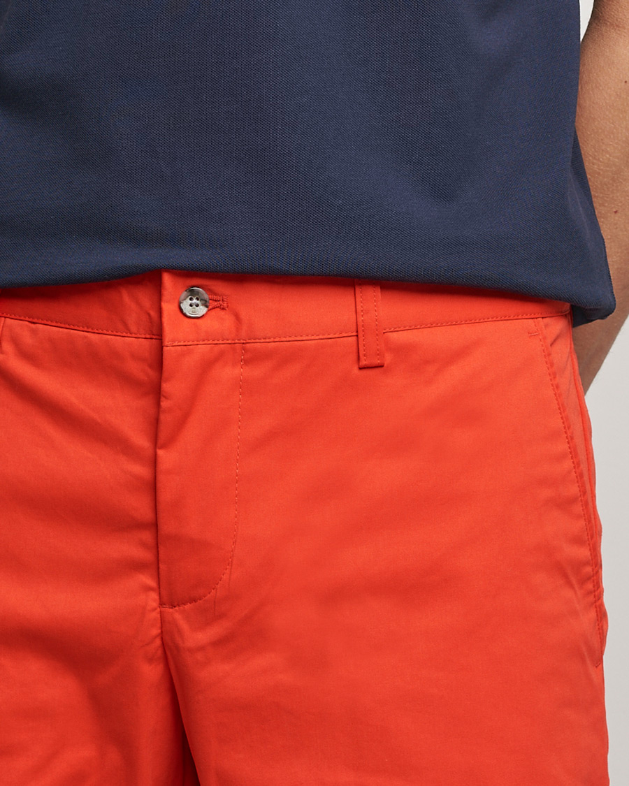 Herr | Shorts | J.Lindeberg | Nathan Super Satin Shorts Flame Scarlet