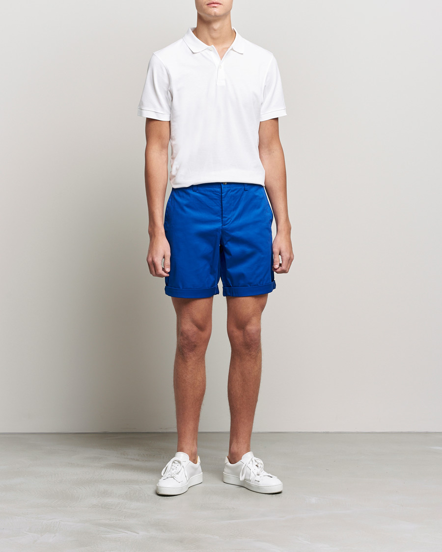 Herr | Shorts | J.Lindeberg | Nathan Super Satin Shorts Royal Blue