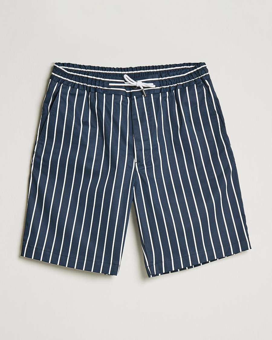 Herr | Shorts | J.Lindeberg | Earl Stripe Resort Shorts Navy