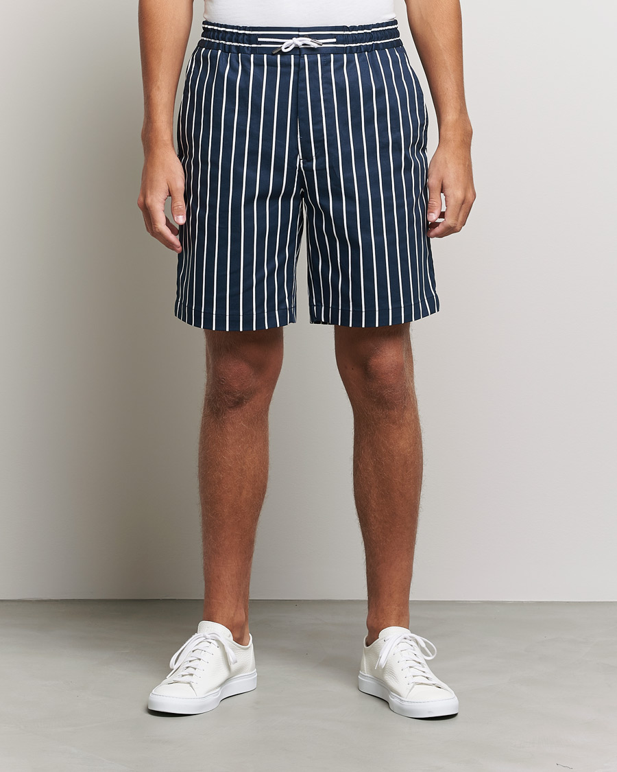 Herr | Shorts | J.Lindeberg | Earl Stripe Resort Shorts Navy
