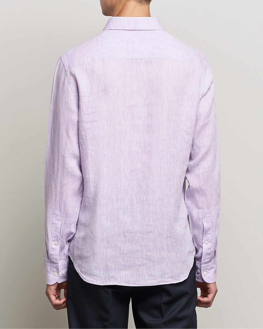 Herr | Skjortor | J.Lindeberg | Linen Melange Slim Shirt Rhapsody