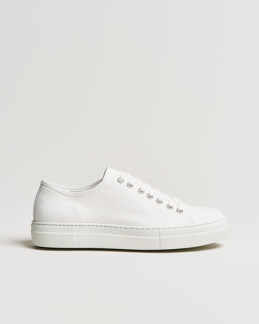 Herr | J.Lindeberg Art Signature Canvas Sneaker White | J.Lindeberg | Art Signature Canvas Sneaker White