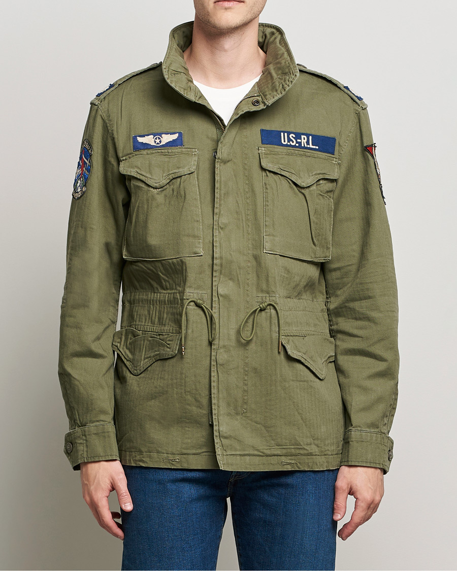 Herr | Field jackets | Polo Ralph Lauren | M65 Herringbone Field Jacket Olive