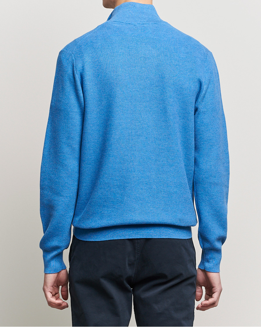Herr | Tröjor | Polo Ralph Lauren | Textured Half-Zip Blue Heather