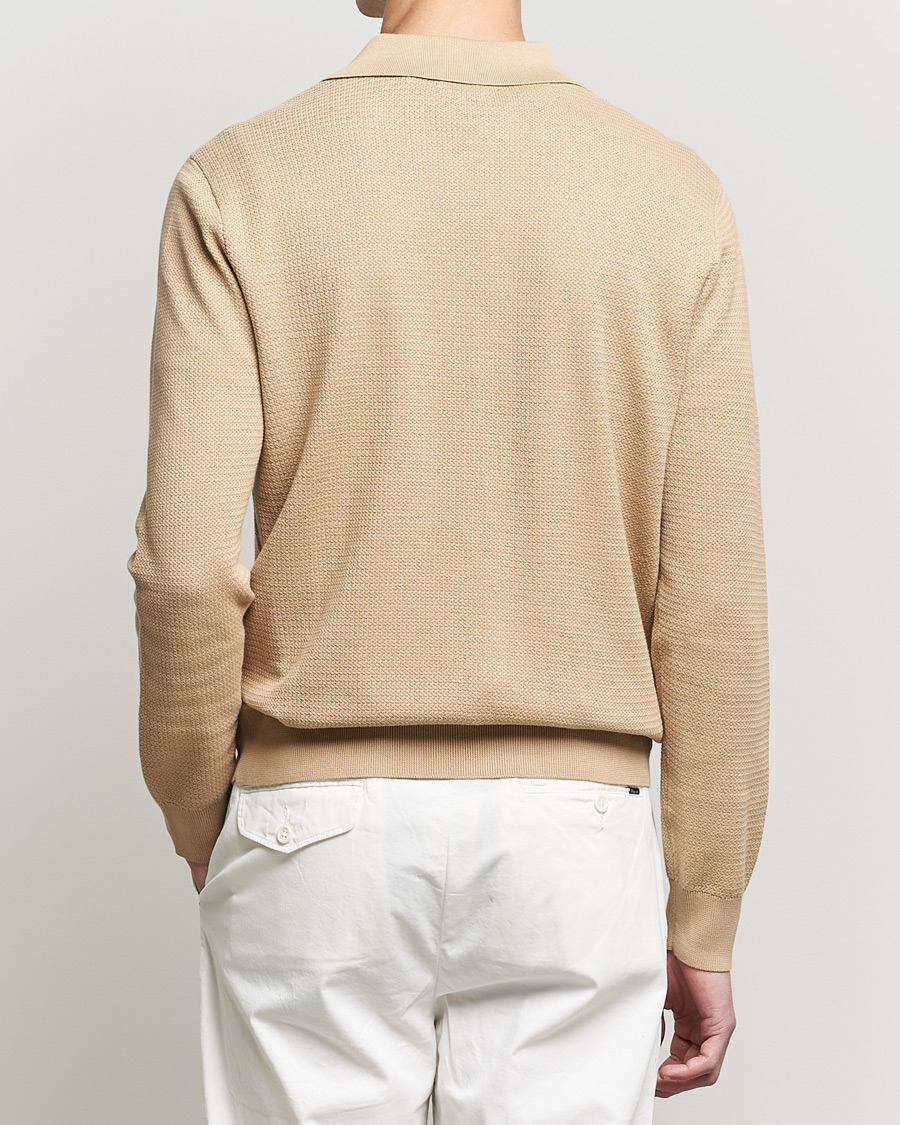 Herr | Tröjor | Polo Ralph Lauren | Textured Knitted Polo Vintage Khaki